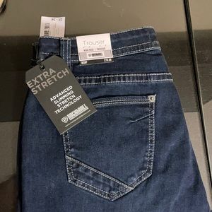 Rock and Roll Denim high rise trouser flare bottom